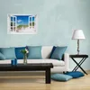 Wallario selbstklebendes Poster mit Fenster-Illusion - Düne Produktbild-Vorschau 3