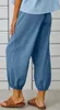 ASKSA Damen 7/8 Länge Hose Weitem Bein Freizeithose Leicht Produktbild-Vorschau 3