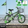 Habib Kinderfahrrad 12 14 16 Zoll | Stützräder Korb Helm & Produktbild-Vorschau 2