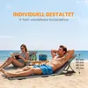 Strandliege klappbar leicht 2er Set, verstellbar mit Produktbild-Vorschau 4