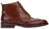 Pikolinos Damen Stiefelette aus Leder flach Derby Brogue Produktbild-Vorschau 1