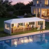 LZQ 3x9m Garten Partyzelt Pavillon Gartenzelt Festzelt Produktbild-Vorschau 9