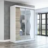 Schwebetürenschrank, 2-türig Schrank RIMA 160 cm (mit Produktbild-Vorschau 1