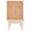 vidaXL Katzenhaus 60x36x60 cm Massivholz Kiefer Produktbild-Vorschau 5