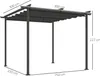 Outsunny Pergola 3x3m Garten Pavillon Terrassendachung aus Produktbild-Vorschau 3