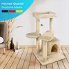 NYVI Katzen Kratzbaum Cremona 79 cm groß beige - Deluxe Produktbild-Vorschau 1