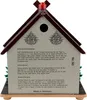 Wetterhaus Thermometer Schwarzwald 03 Dach braun mit Reh Produktbild-Vorschau 4