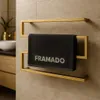 FRAMADO, Handtuchhalter Badezimmer Wand, Metall, 70x7x50cm, Produktbild-Vorschau 4