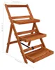 vidaXL Stojan na kvety 3 stupne 50 x 63 x 80 cm akáciové Náhľad obrázku produktu 5