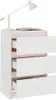 Maison Exclusive - Nočné stolíky 2 ks. Biela 40x29,5x64 cm Náhľad obrázku produktu 5