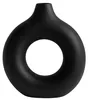 Vase décoratif design, noir, style moderne, minimaliste, Voir les images du produit 4
