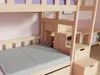 Hausförmiges Etagenbett HÜTTCHEN mit Treppen und Stauraum Produktbild-Vorschau 7