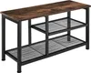 Étagère à chaussures TAUNTON 80x30x45,5cm - Bois foncé Voir les images du produit 1