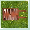 Relaxdays Backgammon, Reisespiel zum Aufrollen, inkl. Produktbild-Vorschau 2