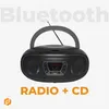Denver TCL-212BT GREY, 1,19 kg, Černá, Šedá, Přenosný CD Náhled obrázku produktu 12