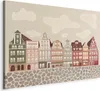 Italienischer Leinwand Leinwandbild - Salt Square - Produktbild-Vorschau 1