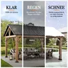 Sunjoy Zedernholz Gazebo / Pavillon 4x5 REBRA - 404cm x Produktbild-Vorschau 15