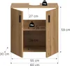 Waschbeckenunterschrank Mone | Artisan Oak Produktbild-Vorschau 7