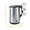 TZS First Austria Edelstahl Wasserkocher 2200W, 1,7 L, Produktbild-Vorschau 2