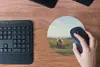 MuchoWow® Mauspad Mousepad Schottische Highlander - Gras - Produktbild-Vorschau 4