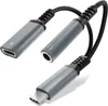 CELLONIC 2-in-1 Adapter USB-C Klinke, 3,5 mm Aux-Splitter Produktbild-Vorschau 1
