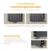 EMKE Heizkörper Vertikal Design Paneelheizkörper 1800x460mm Produktbild-Vorschau 5