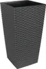 Hochkübel Finezia 40x40x75 Rattan anthrazit Produktbild-Vorschau 1