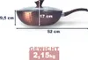 Wok-Pfanne abnehmbarer Holzoptik-Griff Deckel Ø32cm Produktbild-Vorschau 9