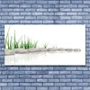 Glasbilder 140x70 Wandbild Druck auf Glas Steine Gras Kunst Produktbild-Vorschau 2