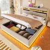 Merax Polsterbett 180x200 cm, Doppelbett mit USB Typ-C Produktbild-Vorschau 4