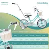 Bicicletta per bambini 12 pollici 2-4 anni Heart Bike Mint Anteprima dell’immagine prodotto 4