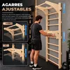 MAMOI Espaldera fitness de pared con barra dominadas, Vista previa de la imagen del producto 8