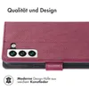 imoshion  Klapphülle Samsung Galaxy S21 - Bordeaux Produktbild-Vorschau 4