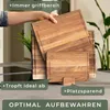 WALDWERK Schneidebrett 3er Set (40x30 / 33x24 / 26x18cm) Produktbild-Vorschau 4