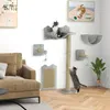 PawHut Parete da arrampicata per gatti, 5 pezzi, con Anteprima dell’immagine prodotto 2