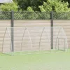 vidaXL Gabbia per polli argento 300x105x120 cm Acciaio Anteprima dell’immagine prodotto 2