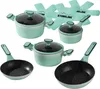 STONELINE® Kochgeschirr-Set 11-teilig 18/20/24 Mint | mit Produktbild-Vorschau 1