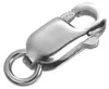1 Karabinerverschluss 925 Sterling Silber 12mm x 5mm Produktbild-Vorschau