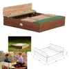 AXI Sandkasten Ella aus Holz mit Deckel | Sand Kasten mit Produktbild-Vorschau 8