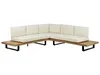 BELIANI Lounge Set Hellbraunes Akazienholz 5-Sitzer mit Produktbild-Vorschau 4