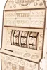 Eco Wood Art (EWA) DIY 3D Mechanisches Holz Puzzle, One-Armed Bandit (met Spardose), 4585, 13,6x11,7x25,3cm Vista previa de la imagen del producto