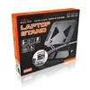 The image shows the retail packaging of a laptop stand. Podgląd zdjęcia produktu