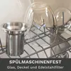 Creano doppelwandiges Teeglas mit Edelstahlfilter und Produktbild-Vorschau 5