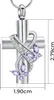 Luxe asbeeldje met ketting - Herdenkingssieraad voor as, Productafbeelding-voorbeeld 3