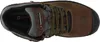 A top-down view of a brown work boot. Produktbild-Vorschau