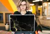 MuchoWow® Laptop Aufkleber Sticker Cover Marmor - Schwarz - Produktbild-Vorschau 5