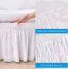 Betthusse, Reine Farbe Easy Fit Bett Rock Hotel Gummiband Produktbild-Vorschau 6