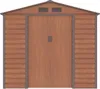 Abri de jardin G21 GAH 407 - 213 x 191 cm, brun Voir les images du produit 2