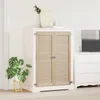 vidaXL Porte d'armoire 2 pièces Naturel 110 x 2,1 x 39,5 cm Voir les images du produit 2