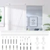 vidaXL Kovanie na posuvné dvere 183 cm oceľové biele Náhľad obrázku produktu 6